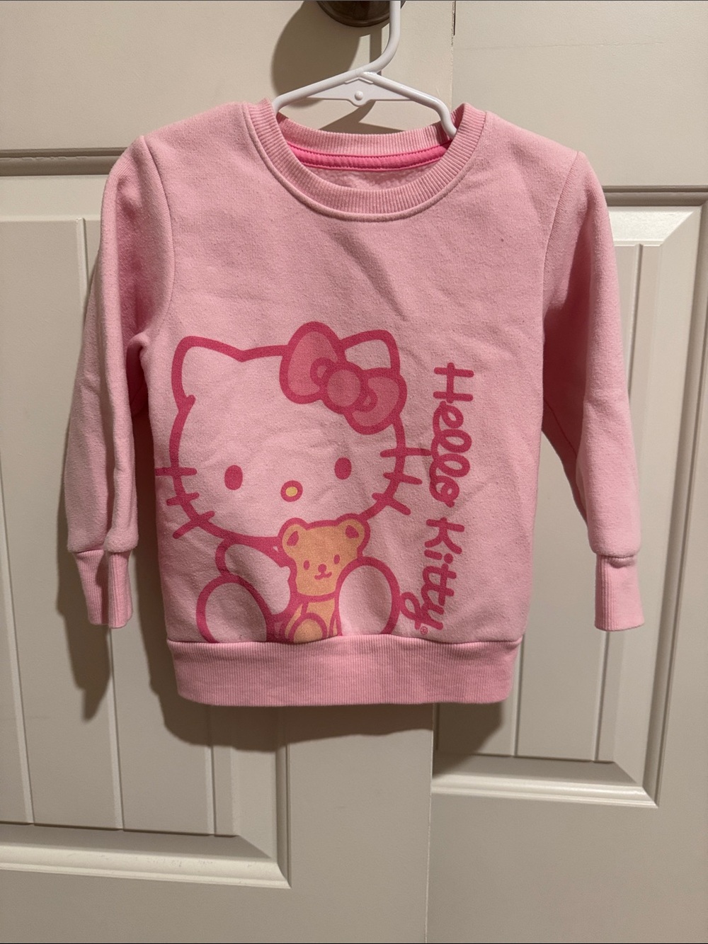 Hello Kitty Pink Graphic Crewneck Sweatshirt for Kids